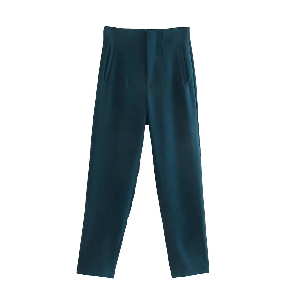 Women's high-rise straight-leg trousers, view 28