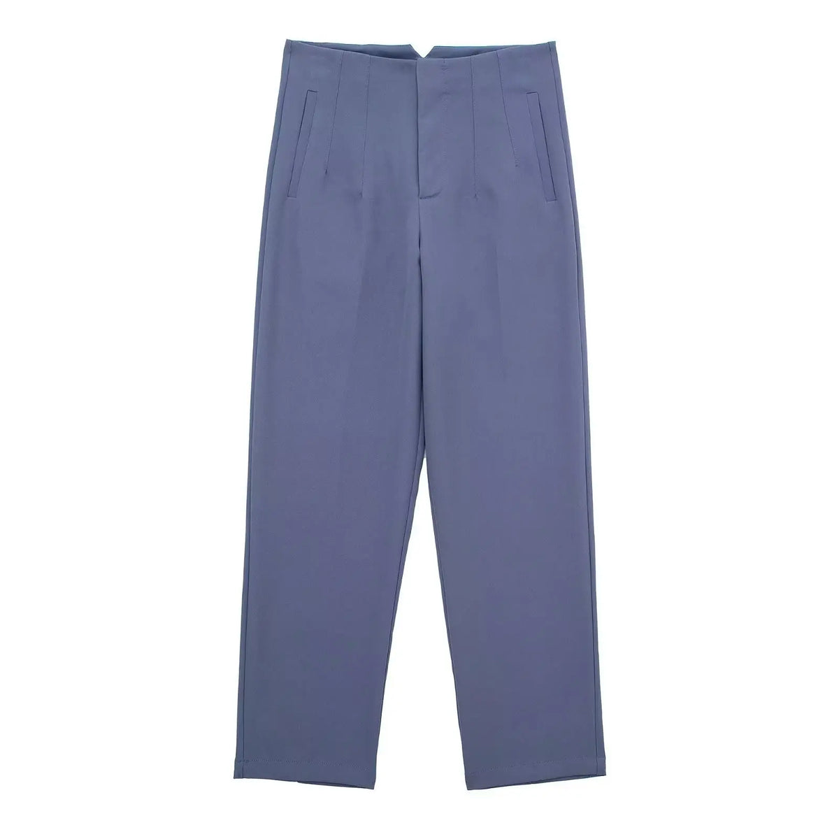 Women's high-rise straight-leg trousers, view 21