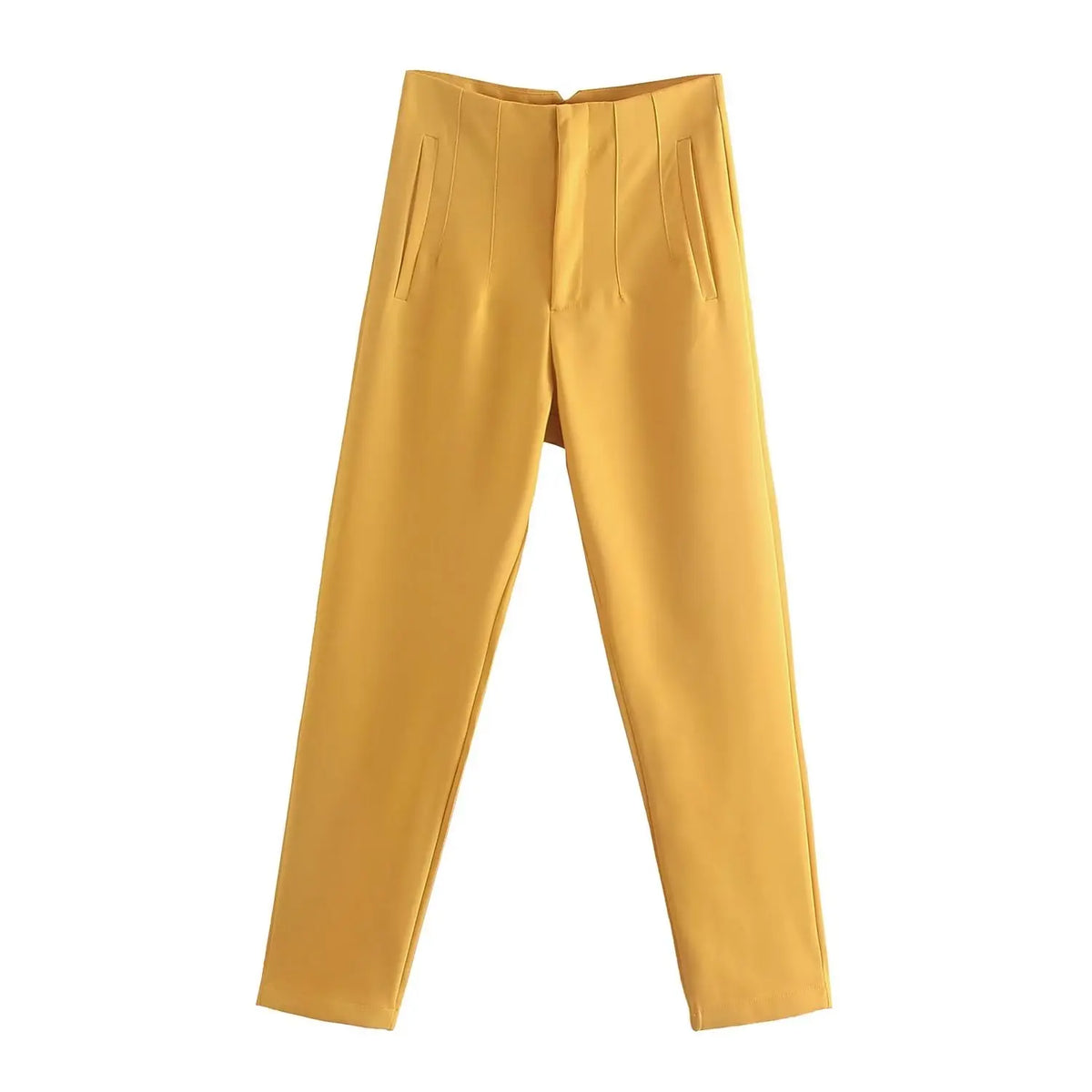 Women's high-rise straight-leg trousers, view 27