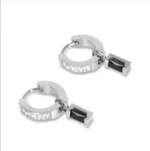 Women's twisted gold-tone hoop earrings, view 21