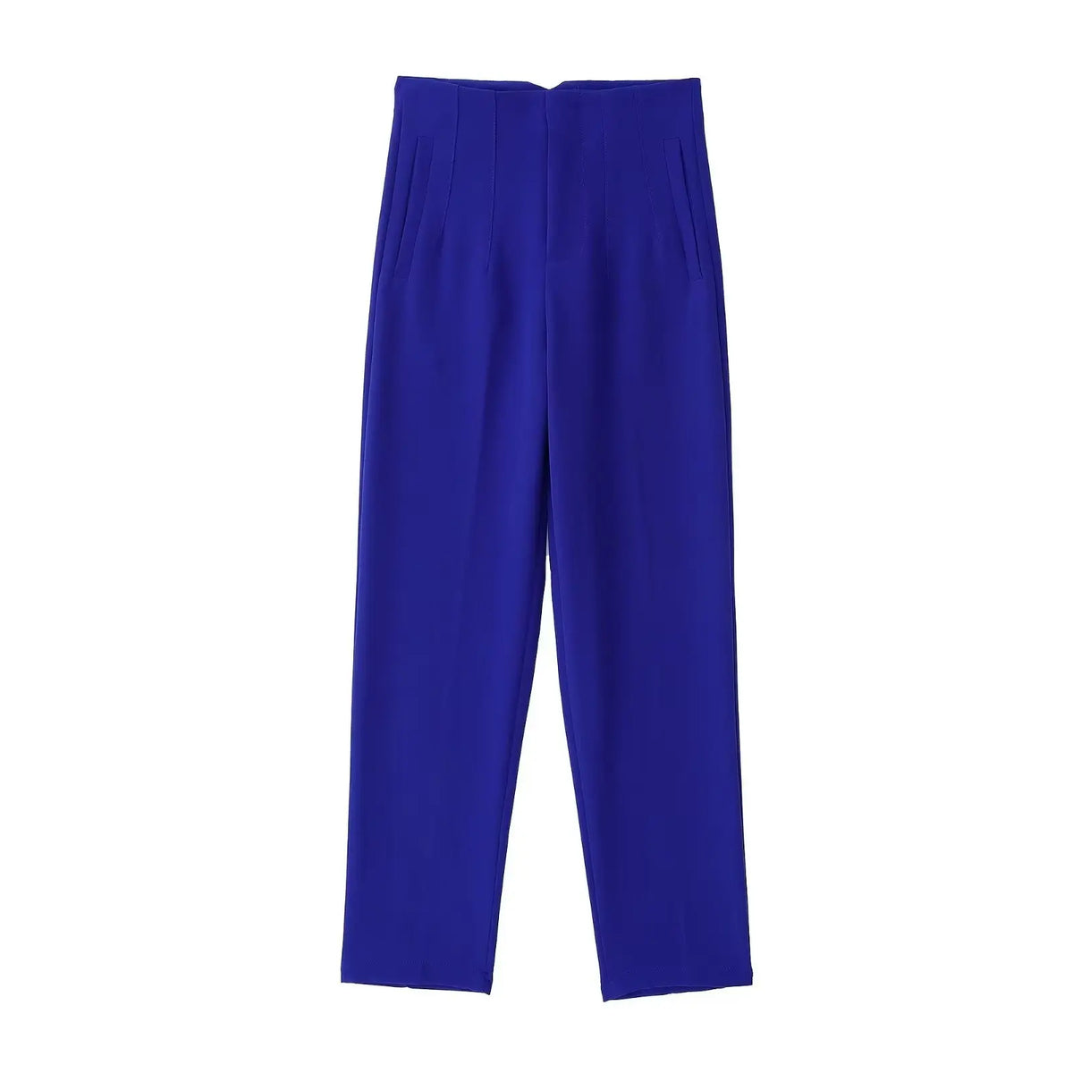 Women's high-rise straight-leg trousers, view 23