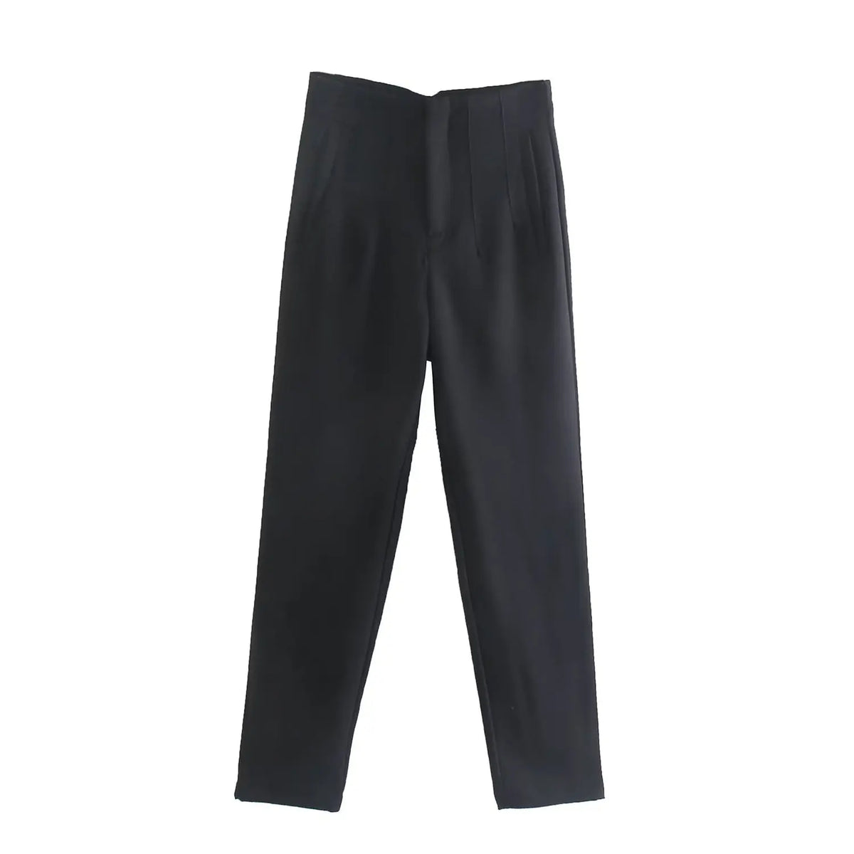 Women's high-rise straight-leg trousers, view 17